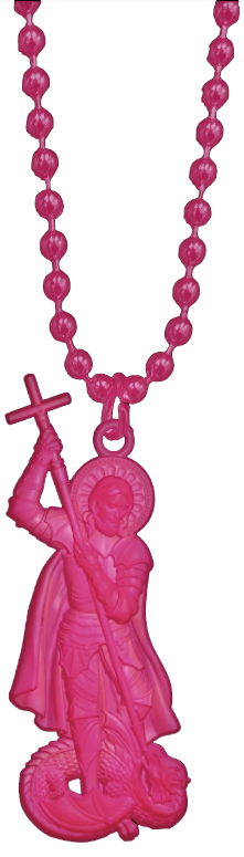 bladee the beautiful martyr tour merch necklace