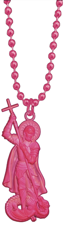 bladee the beautiful martyr tour merch necklace